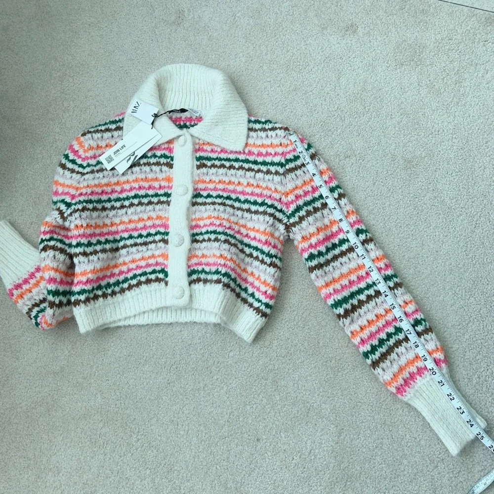 Zara strip knit cardigan - Picture 11 of 14